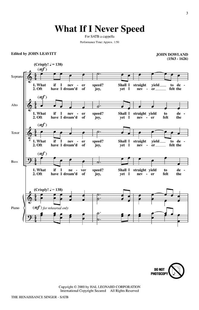 The Renaissance Singer